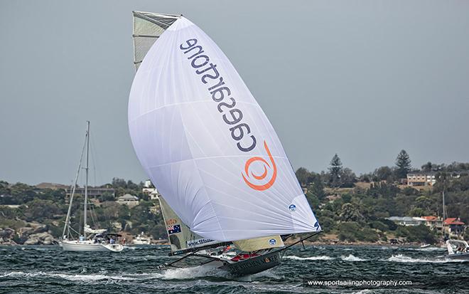 The Kitchen Maker - 2016 Australian 18 Footer League’s Yandoo Trophy © Beth Morley - Sport Sailing Photography http://www.sportsailingphotography.com